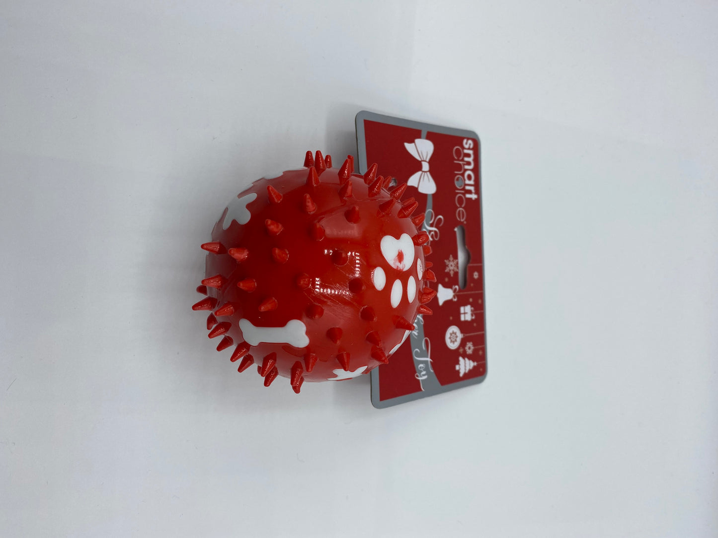 Christmas Snowflake Spiky Dog Toy Size 8.8cm