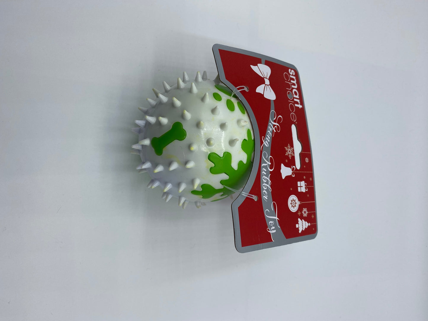 Christmas Snowflake Spiky Dog Toy Size 8.8cm