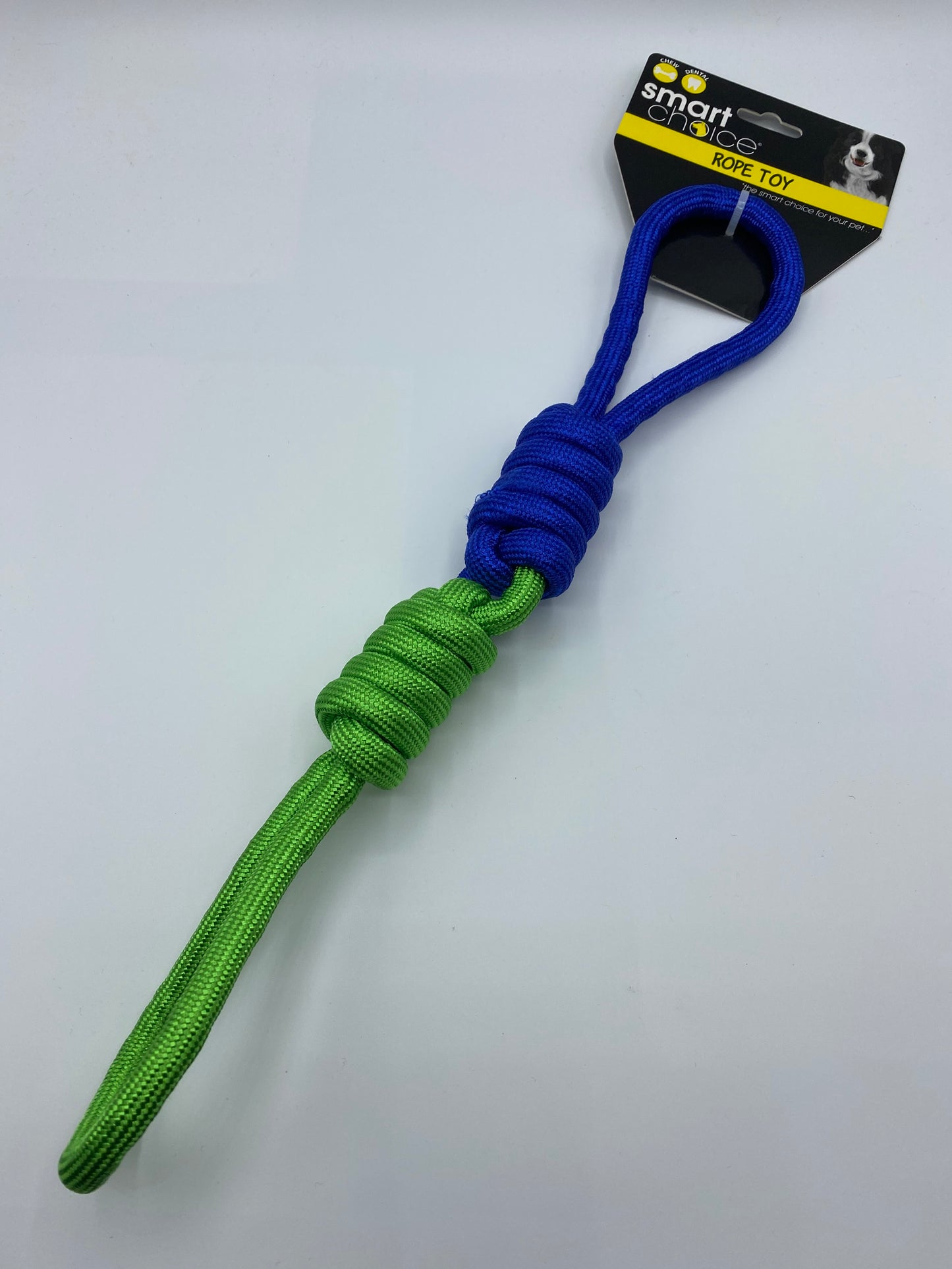 Rope Tug Dog Toy - 3 Designs Blue/Green