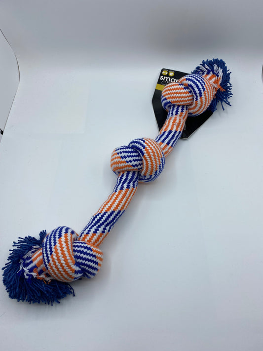 XL Rope Tug Dog Toy Triple Knot Approx size 50cm long