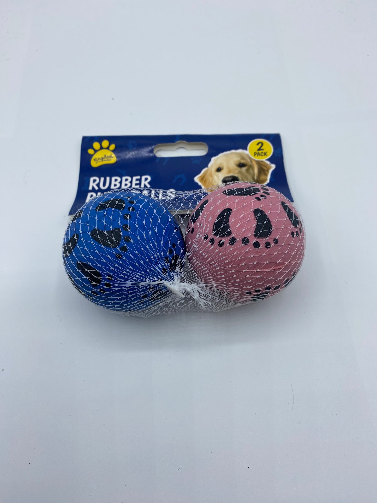 Pack of two rubber balls
