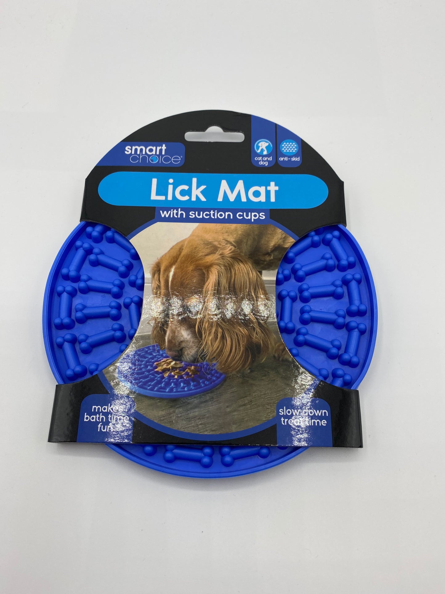 Dog Lick Mat With Suction Caps 15cm, Various Colours