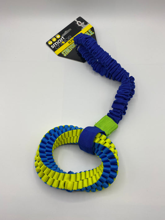 Tough Plaited Bungee Style Dog Toy 46cm Long