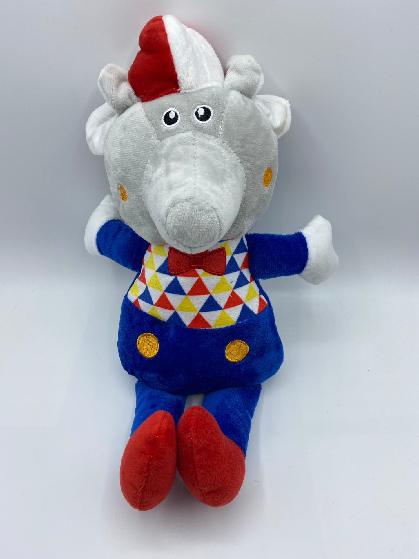 Plush Carnival Dog Toy in Three Designs Elephant,Cow and Lion Approx Size 36cm Long