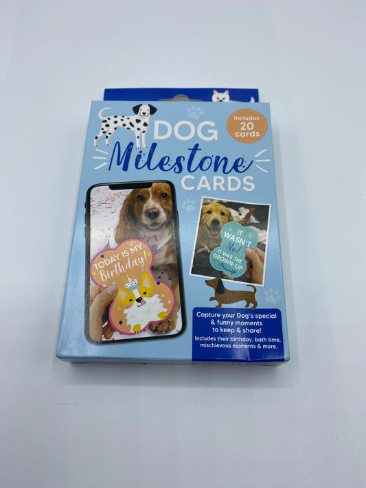 Dog Milestone Card Capture Your Dogs Special Moments