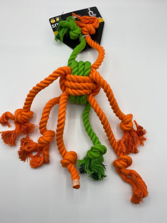 Spider Style Rope Tug Dog Toy