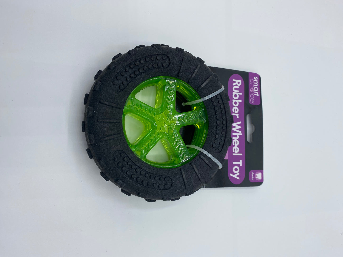 Strong Rubber wheel Dog Toy Size 13cm