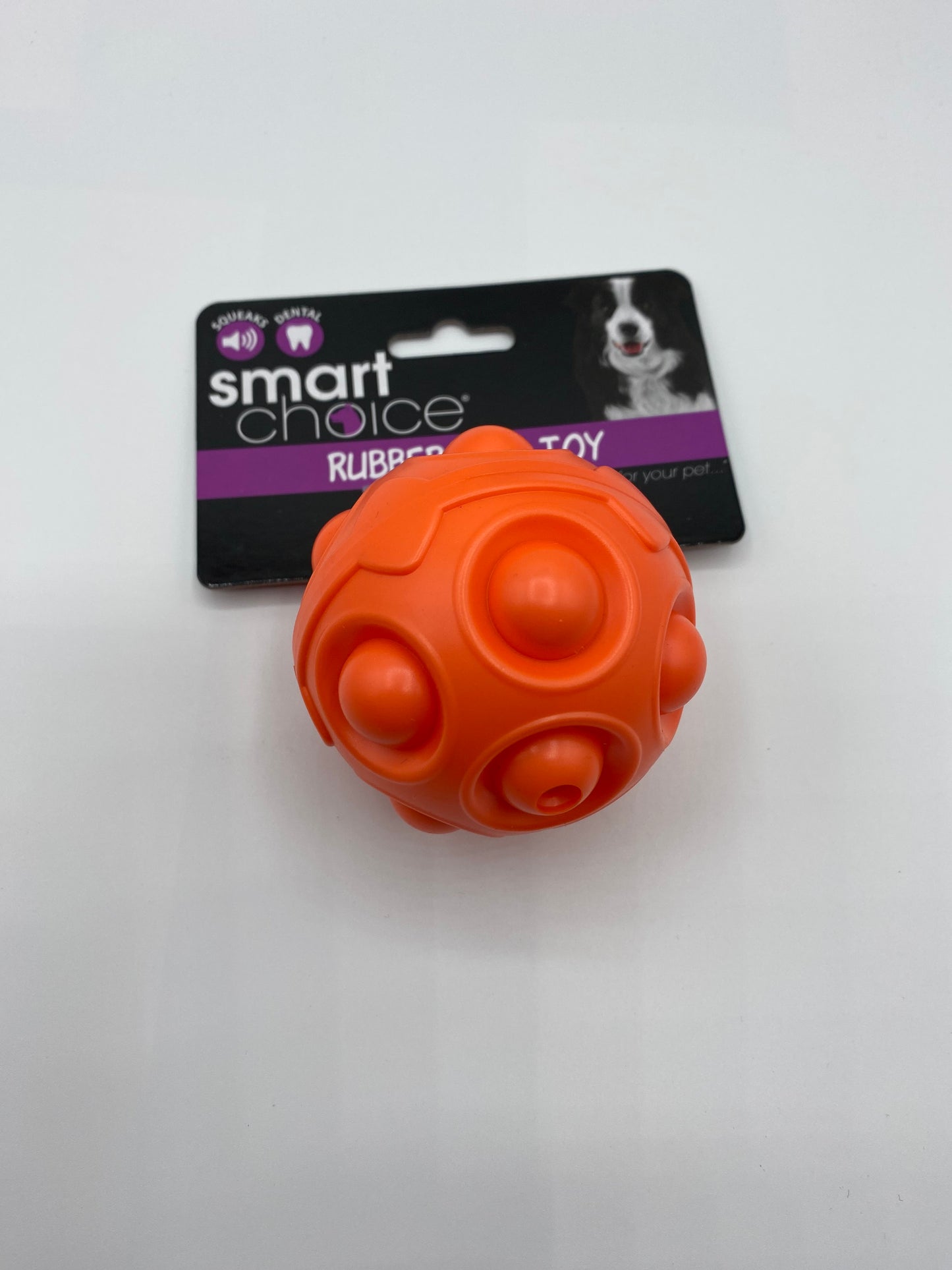 Rubber Squeaky Shape Design Dog Ball Toy