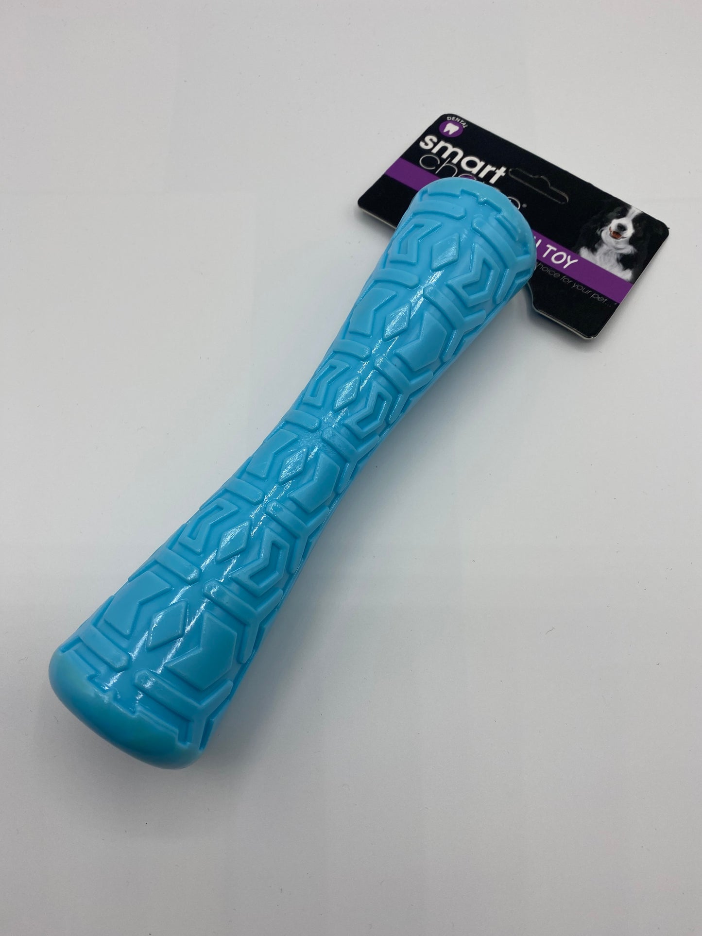 Textured Rubber Baton Dog Toy Various Colours