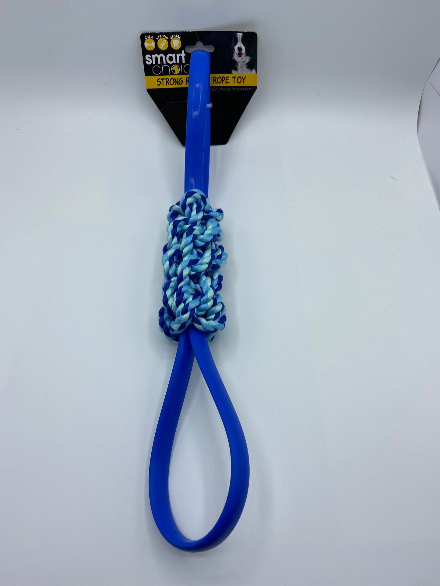 Strong Rubber Rope/Tug Dog Toy in Three Colours Size Approx 45cm Long