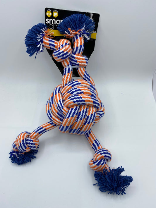 XL Rope Tug Dog Toy Ball Rope Approx size 30cm long