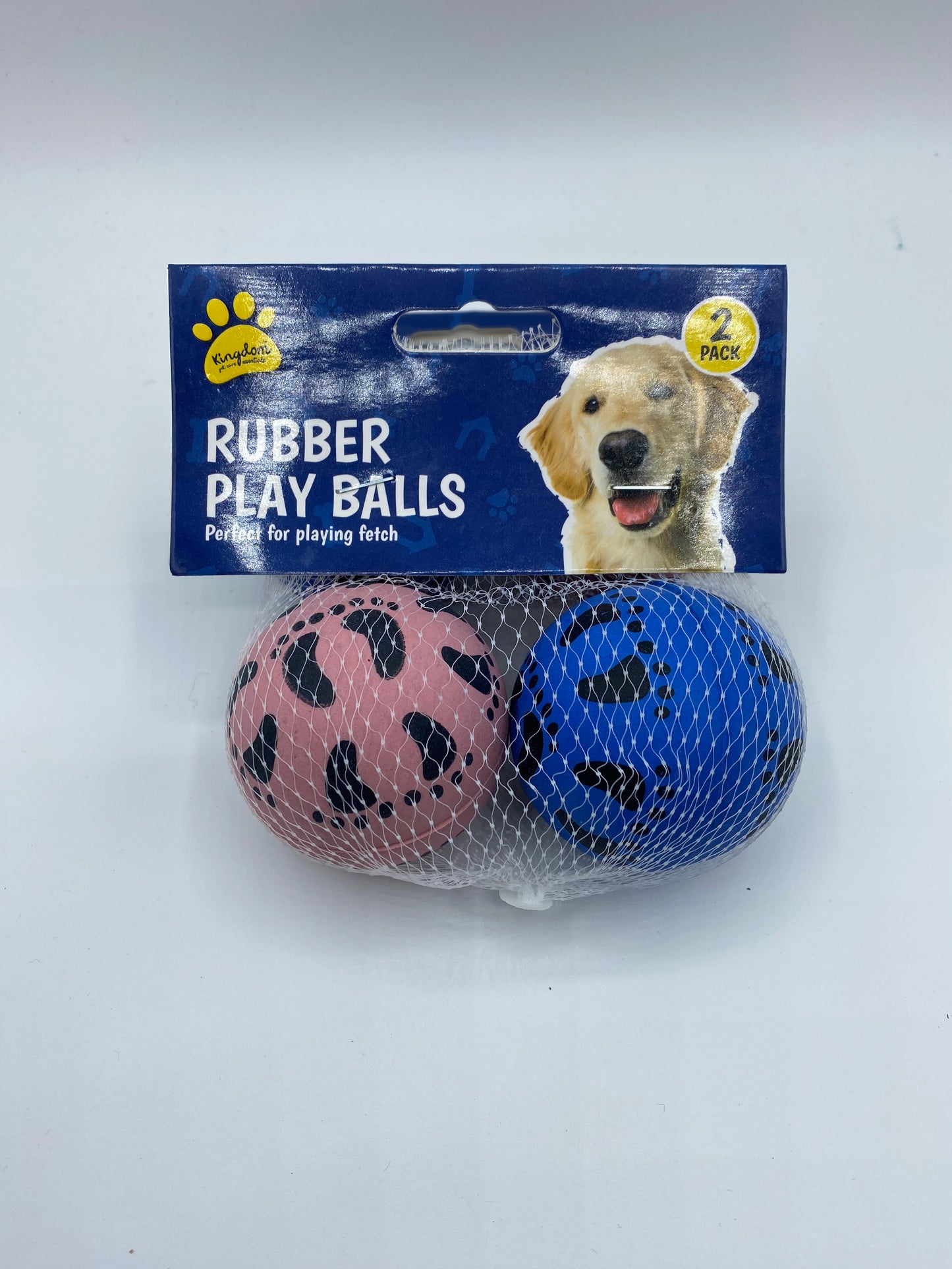 Pack of two rubber balls